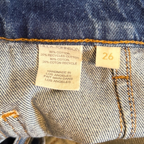 Ulla Johnson The Lou Jeans in Danube Medium Indigo Wash - Picture 7 of 8